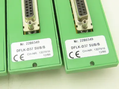 Phoenix Contact Terminal to D-SUB Connector 50-Pin 37-Pin 25-Pin Mixed Lot of 7