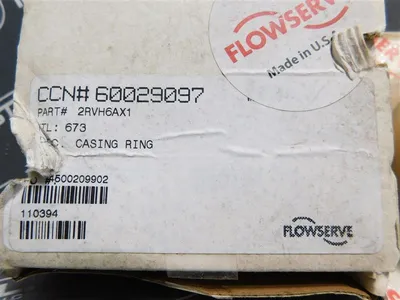 Flowserve 2RVH6AX1 Casing Ring CCN#60029097 New