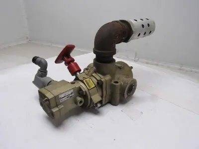Ross 2773A6072 2/2 LOX Quick Exhaust Lock Out Valve 24VDC Solenoid 1" NPT