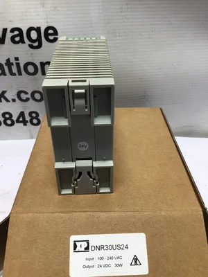 XP Power Supply DNR30US24 Input: 100-240VAC 47-63Hz 800mA Output: 24VDC 30W