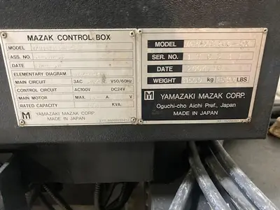 Used 2004 MAZAK VARIAXIS 500-5X Vertical Machining Centers (5-Axis or More) Michigan US | Industrial Machinery NJ LLC #1269666