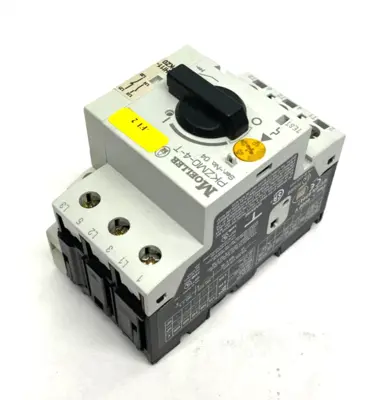 USED MOELLER TRANSFORMER-PROTECTIVE CIRCUIT BREAKER 3-POLE W/ NHI11-PKZ0
