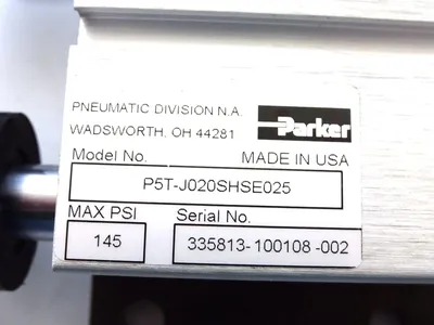 NEW PARKER P5T-J020SHSE025 SHORT STROKE THRUSTER