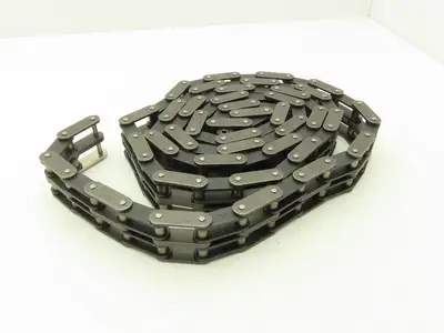 RF2060-2 Double Strand Roller Chain 1-1/2" Double Pitch 2" Wide 10' Length
