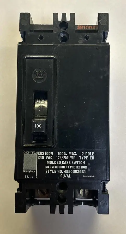 Used WESTINGHOUSE EB2100N Miscellaneous Equipment (Electrical & Power) Ohio US | Surplus Asset Holdings #1242832