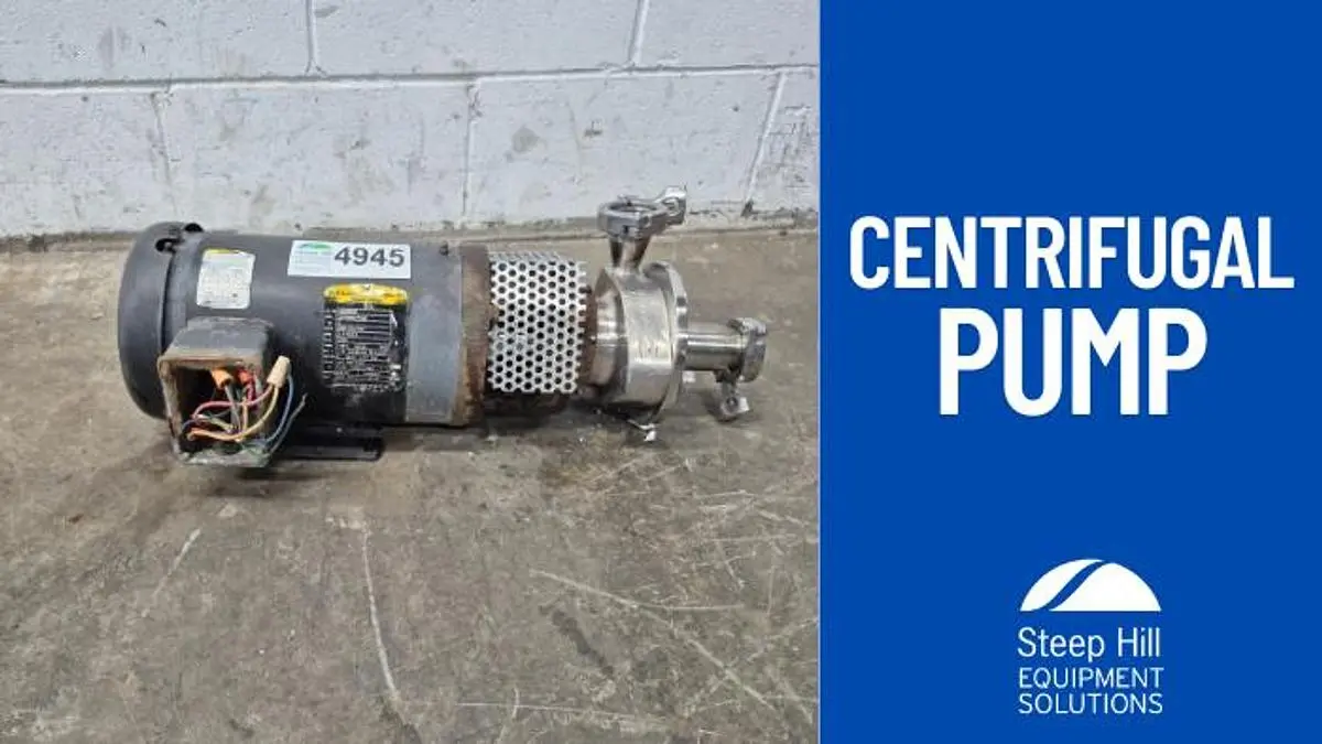 SS Centrifugal Pump with 2 HP Motor