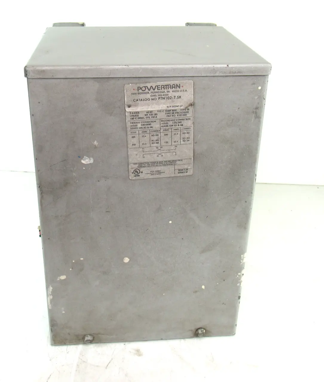 USED POWERTRAN PTN102-7.5K