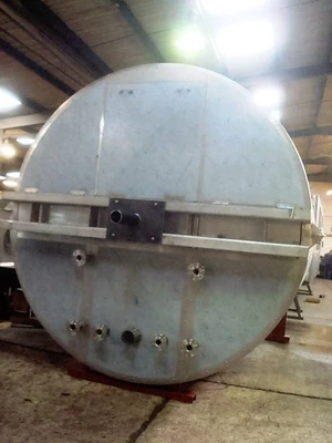 25000 L S/S Zero Pressure Jktd Encl Tank
