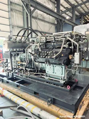 Used Sauer WP6208 BasSeal Helium Compressor | 1000 m³/h | 53.8 Barg | 270 HP | 2023