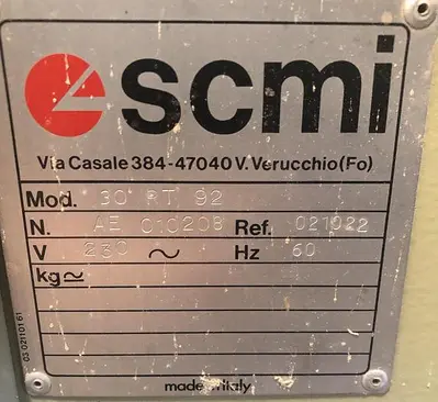 SCMI SANDY-30 RT 92, 36" DOUBLE-HEAD WIDE-BELT SANDER