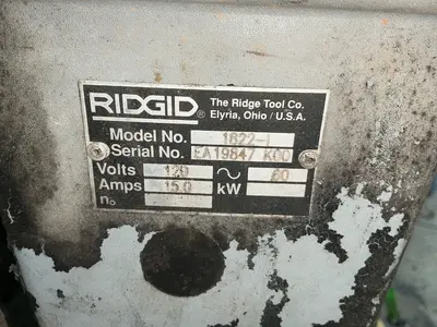 Used RIDGID 18221 Pipe Threaders Ohio US | HGR 24 #1462168
