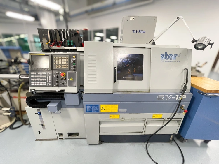 2008 STAR SV-12 Swiss Type Automatic Screw Machines | Elevation Machine