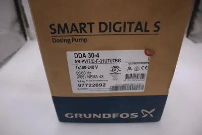 NEW Grundfos DDA 30-4 / PV/T/C-F-31U7U7BG Chemical Dosing Pump #G431