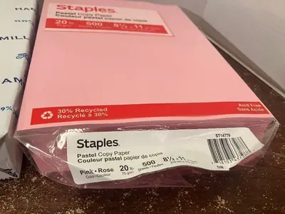 Pink and Blue Copy Paper