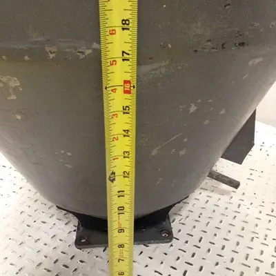 USED METAL FABRICATOR HOPPER