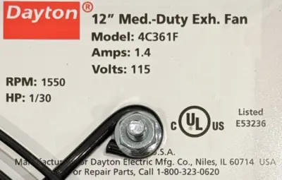 NEW DAYTON 8M209R