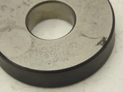 Mitutoyo 177 Holtest Bore Gage Steel Setting Rings .35" .50" .65" .80"  Lot of 4