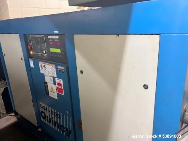 Used QUINCY QSI-500 Rotary Screw & Sliding Vane Air Compressors Illinois US | Aaron Equipment #83813