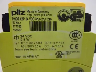 USED PILZ PNOZX8P24VDC3N/O2N/C2SO