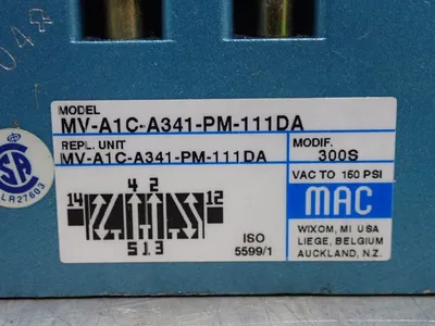 New | in-Stock MAC MVA1CA341PM111DA Pumps Ohio US | HGR 24 #781087