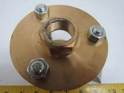Jacoby-Tarbox 805S SFI Tube Sight Glass Flow Indicator 3/4" NPT 150 PSI Bronze
