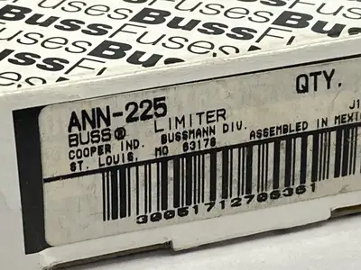 New | in-Stock Bussmann Very Fast Acting Limiter 225A 80VDC 125VAC LOT OF 3 Fuses Michigan US | Maverick Industrial Sales #1402155