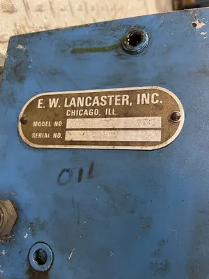 E.W. Lancaster 350-4-270 Worm Gear Drive / Speed Reducer 20:1