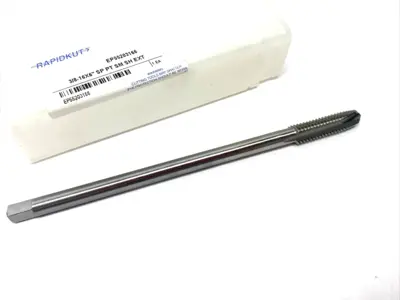 USED RAPIDKUT SPIRAL POINT EXTENSION PLUG TAP 3/8-16X6" SP PT SM SH EXT