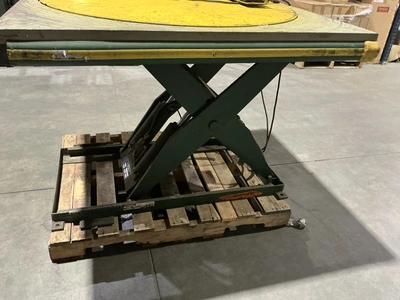 Used SOUTHWORTH LS4-36 HEAVY-DUTY ELECTRIC HYDRAULIC SCISSOR LIFT WITH ROTATING TOP Scissor Lifters Michigan US | Miedema Asset Management Group #1761519