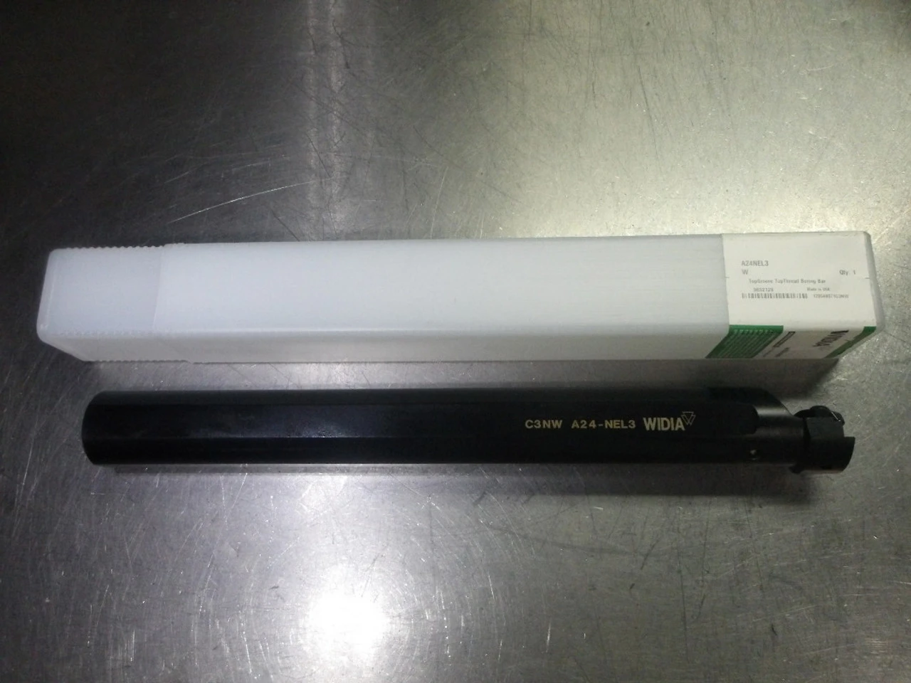 Widia 2" Coolant Thru Threading Boring Bar 1.5" Shank A24NEL3 (LOC2433B)