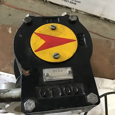 BDK butterfly valve MODEL QT-100 RATIO 40:1