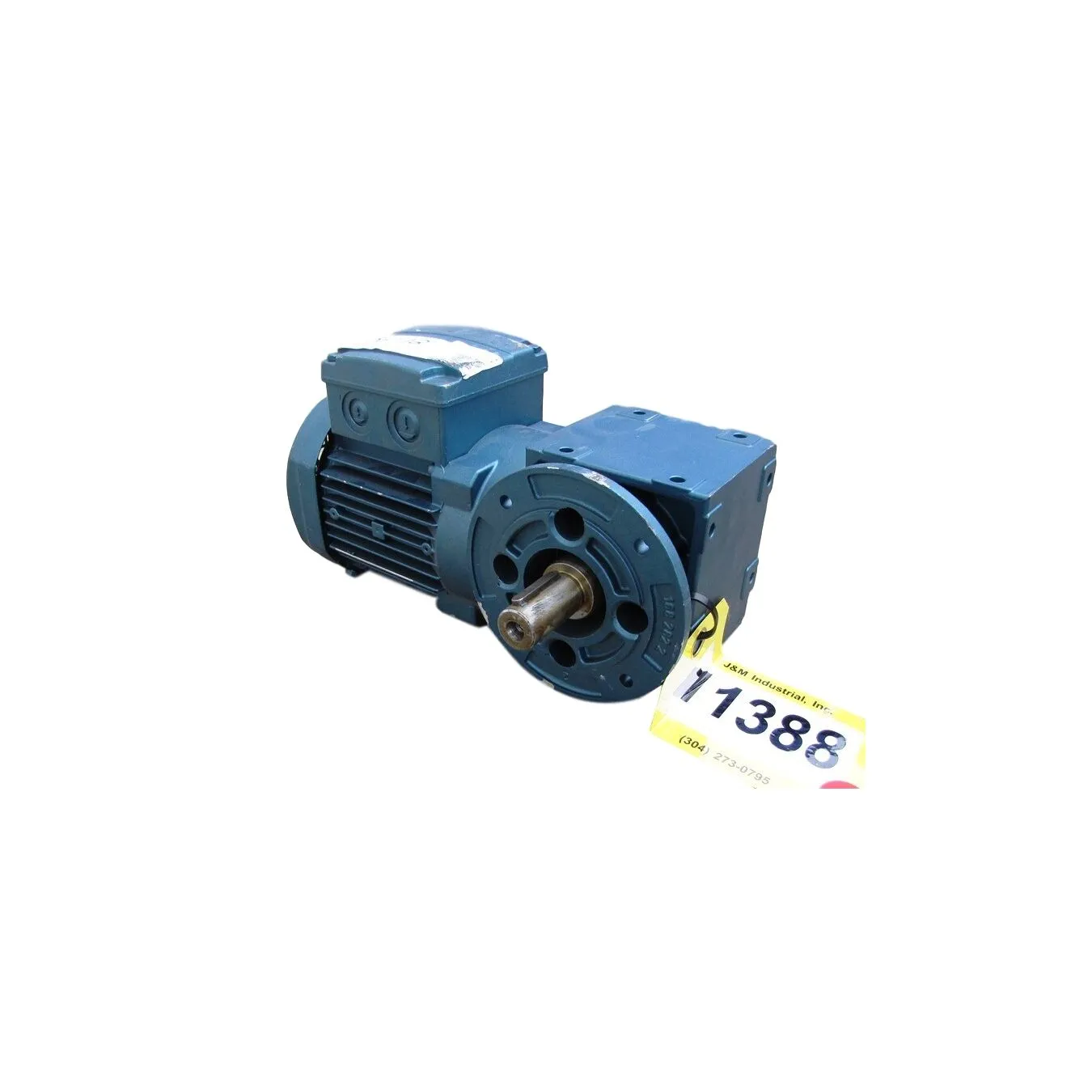 UNUSED SEW-EURODRIVE RIGHT ANGLE GEAR REDUCER WITH 0.25 KW MOTOR