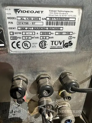 USED VIDEOJET EXCEL MODEL XL 170I UHS