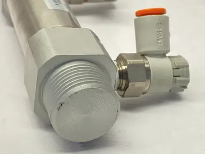 CM2KB20-25AZ | SMC  Round Body Pneumatic Cylinder 20mm Bore 25mm Stroke - Used