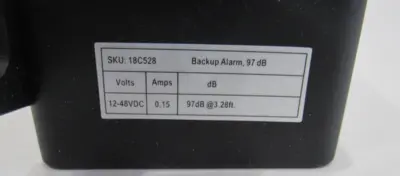 NEW CONDOR 18C528 BACK UP ALARM