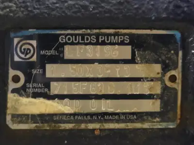 USED GOULDS 3196