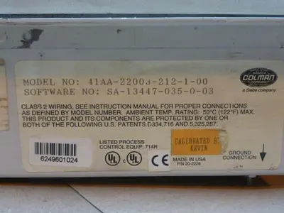 USED BARBER COLMAN 41AA-22003-212-1-00