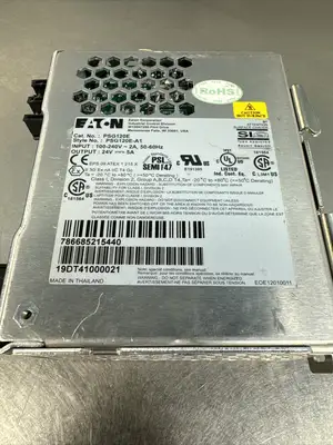 EATON PSG120E POWER SUPPLY 24Vdc 5A 120V INPUT (Bin 2.5.1)