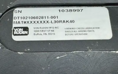 NEW VON RUDEN / OKUMA DT10210602811-001 RIGHT-ANGLE LIVE TOOL CAPTAIN SERIES