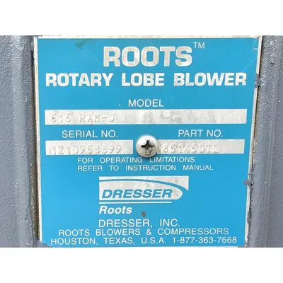 USED ROOTS DRESSER INC. 616 RAM-J