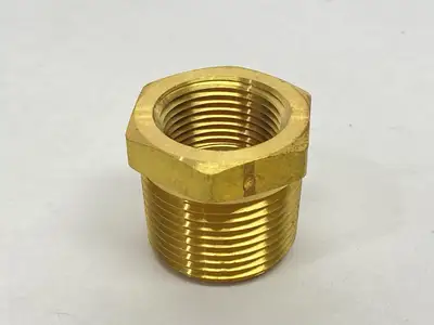 New | in-Stock Midland Industries Hex Bushing 1" Male NPTF x 3/4" Female NPTF LOT OF 18 Miscellaneous MRO Michigan US | Maverick Industrial Sales #1390993