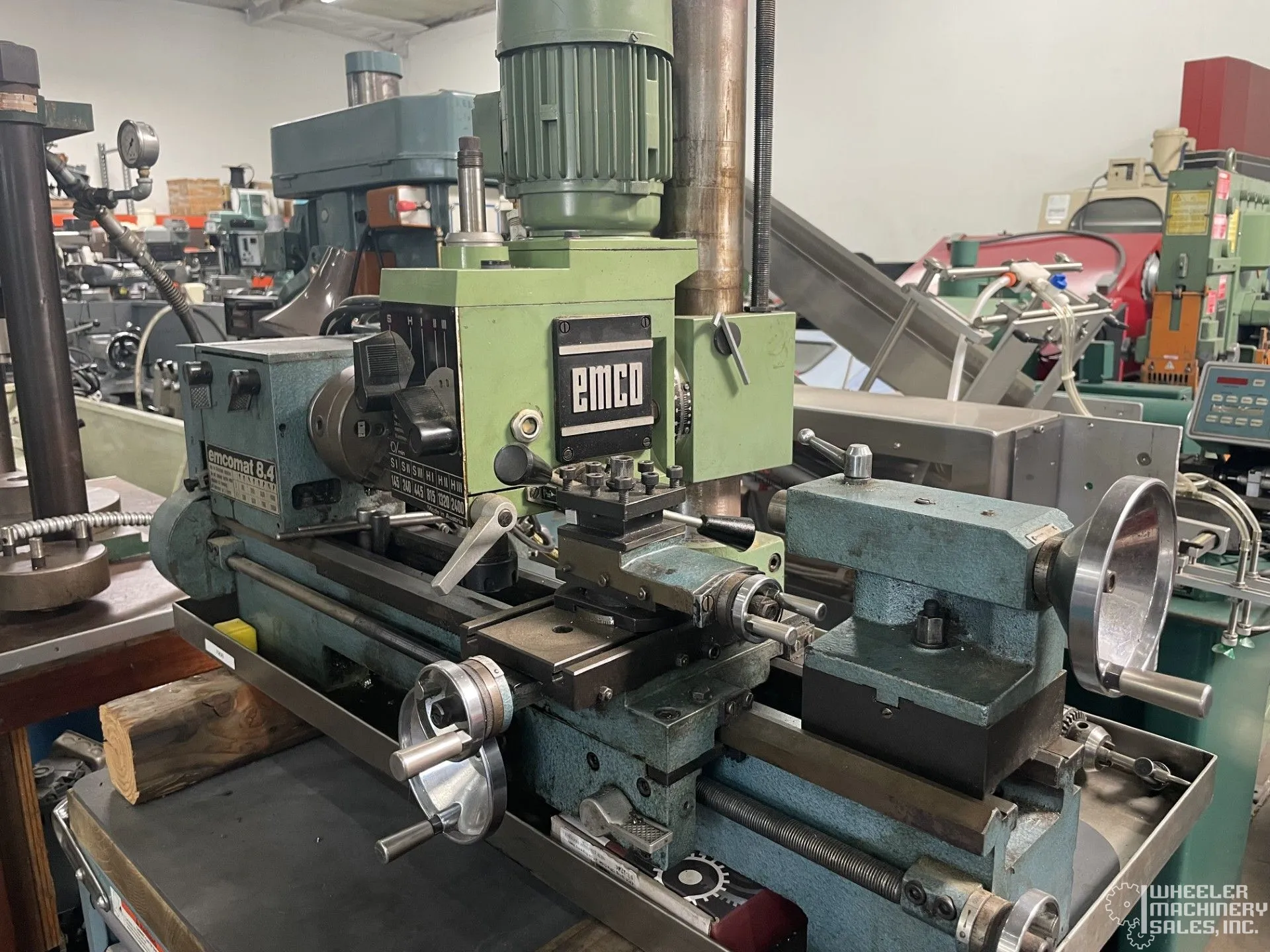 EMCO Emcomat 8.4 Precision Bench Top Lathe w/ Emco Milling Head #7908