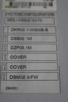 REXROTH INDRAMAT DRIVE DKR02.1-W300B-BE79-01-FW STOCK S697