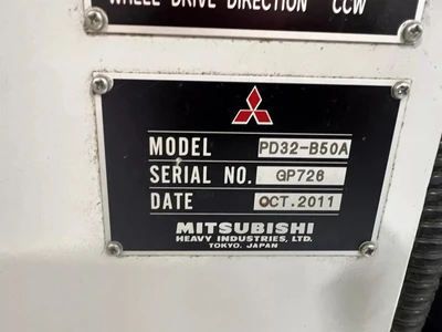 USED 2011 Mitsubishi PD32-B50A, 2011, FANUC 21i-TB, 20" x 4.7"W  WHEEL