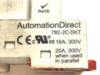 Used AutomationDirect Relay Socket w/ Dayton 5YR16N 120V AC 15A Relays & Switches Michigan US | Maverick Industrial Sales #1396218