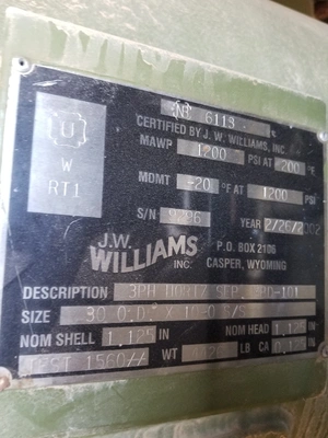 USED J.W. WILLIAMS 2002