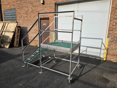 USED CUSTOM BUILT Stainless Steel Stairs