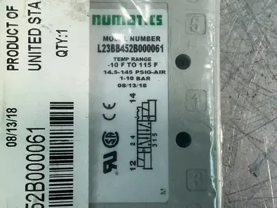 New | in-Stock NUMATICS L23BB452B000061 Pumps Ohio US | HGR 24 #1311139