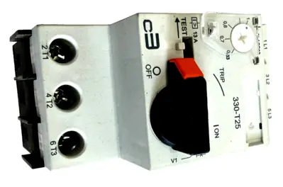 NEW C3CONTROLS 330-T25S2D10 CIRCUIT BREAKER SER. B 330T25S2D10