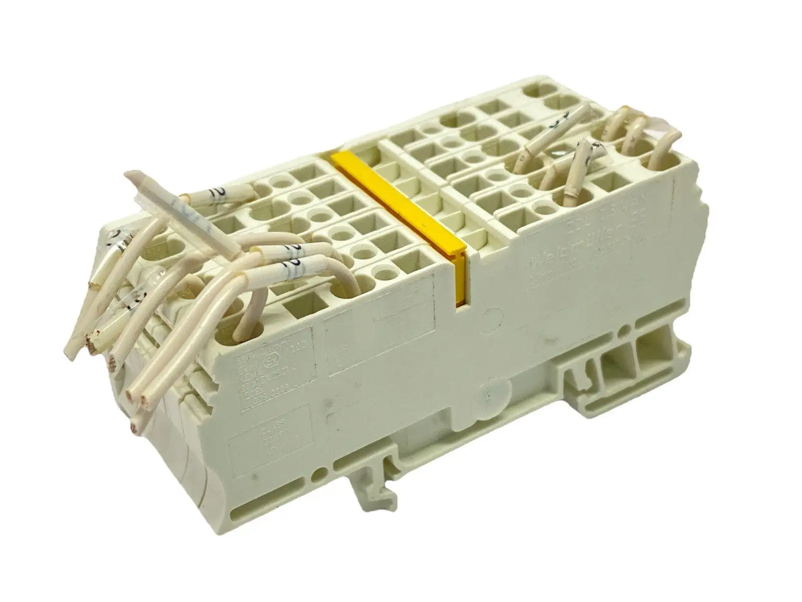ZDU 2,5/4AN WS | Weidmuller  Feed-Through Terminal Block White 1683480000 LOT OF 6 - Used